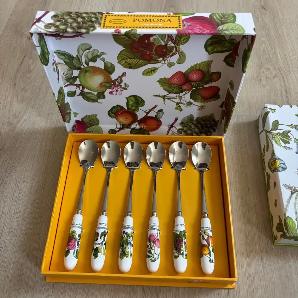 Portmeirion Botanic Garden NEW Set of 6 Tea Spoons & Set of 6 Tea Forks